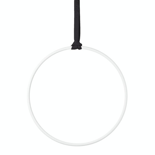 PoleSports Aerial Hoop 0-Punkt Aufhängung Ø 30,0 mm - Weiß