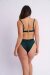 Lunalae Shorts Basic Samt Sparkle Grün S