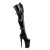 Pleaser Overknee Stiefel INFINITY-3028 Schwarz EU-39 / US-9