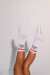 REV ACTIV Socken Pole Dancer Weiß Pink