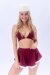 Lunalae Shorts Free Flow Weihnachten Weinrot