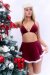 Lunalae Shorts Free Flow Weihnachten Weinrot