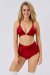 Lunalae Top Follow me Weihnachten Rot XS
