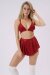 Lunalae Top Follow me Weihnachten Rot M