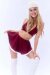Lunalae Top Follow me Weihnachten Weinrot XS