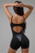 i-Style Jumpsuit Sports Liquid Leather Schwarz XS