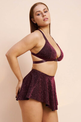 Lunalae Top Follow Me Coral Shimmer XS B-Ware