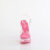 Fabulicious MARTINI-508 Plateau Sandaletten Clear Rauch Pink EU-37 / US-7