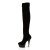Pleaser Overknee Stiefel DELIGHT-3002 Schwarz EU-36 / US-6