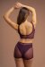 Paradise Chick Shorts Medusa Mesh Weinrot XS/S
