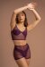 Paradise Chick Shorts Medusa Mesh Weinrot XS/S