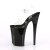 Pleaser Sandalette INFINITY-908 Transparent Schwarz EU-39 / US-9