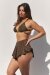 Lunalae Shorts Free Flow Gold Schwarz Lurex S