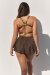 Lunalae Shorts Free Flow Gold Schwarz Lurex M