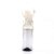 Pleaser Sandalette INFINITY-908 Transparent Silber EU-38 / US-8