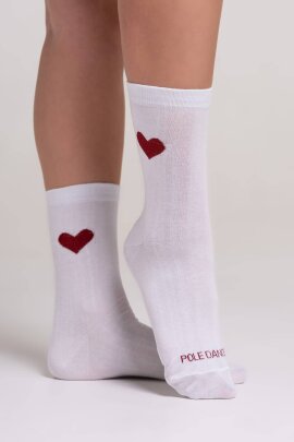 Paradise Chick Supreme Poledance Socken mit Herzen...