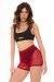 Paradise Chick Shorts Medusa Mesh Kirschrot M/L