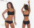 i-Style Shorts Bikini S Lemon / Schwarz