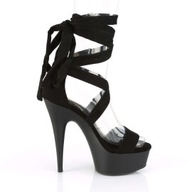 Pleaser Sandalette DELIGHT-671 Schwarz EU-39 / US-9