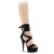 Pleaser Sandalette DELIGHT-671 Schwarz EU-39 / US-9