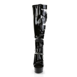 Pleaser Stiefelette DELIGHT-600-49 Schwarz B-Ware