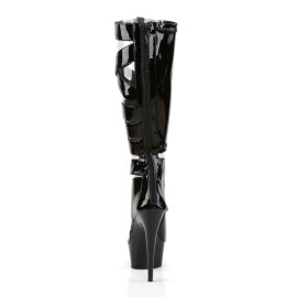 Pleaser Stiefelette DELIGHT-600-49 Schwarz EU-37 / US-7 B-Ware
