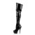 Pleaser Overknee Stiefel KISS-3010 Schwarz EU-37 / US-7