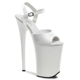 Pleaser Sandalette INFINITY-909 Weiß EU-38 / US-8
