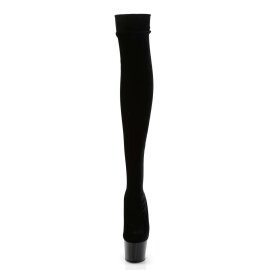Pleaser Overknee Stiefel ADORE-3002 Schwarz EU-38 / US-8