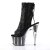 Pleaser Stiefelette ADORE-1018G Schwarz Glitter EU-38 / US-8