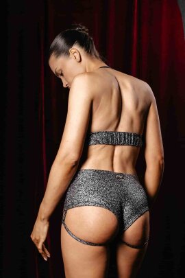 Polerina Shorts Exotica Silber Stardust XL