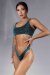 Polerina Top Pixi Blaugrün Lurex S