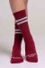 Paradise Chick Supreme Poledance Socken Weinrot