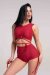 Paradise Chick Top Supreme Cozy Weinrot XS