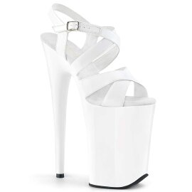 Pleaser Sandalette INFINITY-997 Weiß EU-35 / US-5