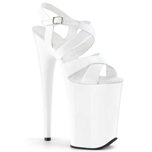 Pleaser Sandalette INFINITY-997 Weiß EU-36 / US-6