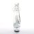 Pleaser Stiefelette KISS-1018C Transparent Silber EU-35 / US-5