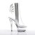 Pleaser Stiefelette KISS-1018C Transparent Silber EU-35 / US-5