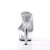 Pleaser Sandalette KISS-201 Transparent Silber EU-35 / US-5