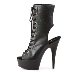 Pleaser Stiefelette DELIGHT-1016 Schwarz EU-37 / US-7