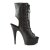 Pleaser Stiefelette DELIGHT-1016 Schwarz EU-37 / US-7
