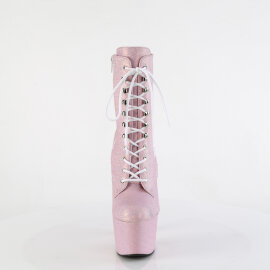 Pleaser ADORE-1020SDG Plateau Stiefeletten Glitter Pink EU-40 / US-10