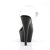 Pleaser Sandalette KISS-208 Transparent Schwarz EU-39 / US-9