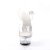 Pleaser Sandalette KISS-208LS Transparent Silber EU-35 / US-5