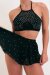 Lunalae Shorts Sarah Diamante Schwarz XL