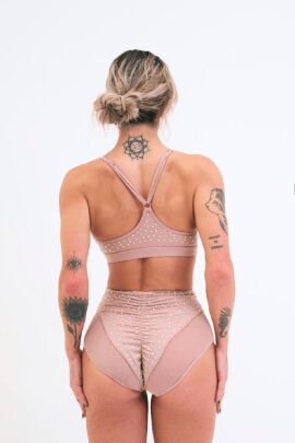 Lunalae Top Roxie Diamante Taupe M
