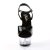 Pleaser Sandalette KISS-209 Schwarz Transparent EU-42 / US-12