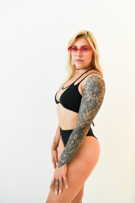 Pole Addict Top Goddess Schwarz XS/S Goddess (vollere Oberweite)
