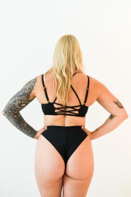 Pole Addict Top Goddess Schwarz M/L Fairy (kleinere Oberweite)