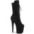 Pleaser FLAMINGO-1050FS Plateau Stiefeletten künstliches Wildleder Schwarz EU-41 / US-11